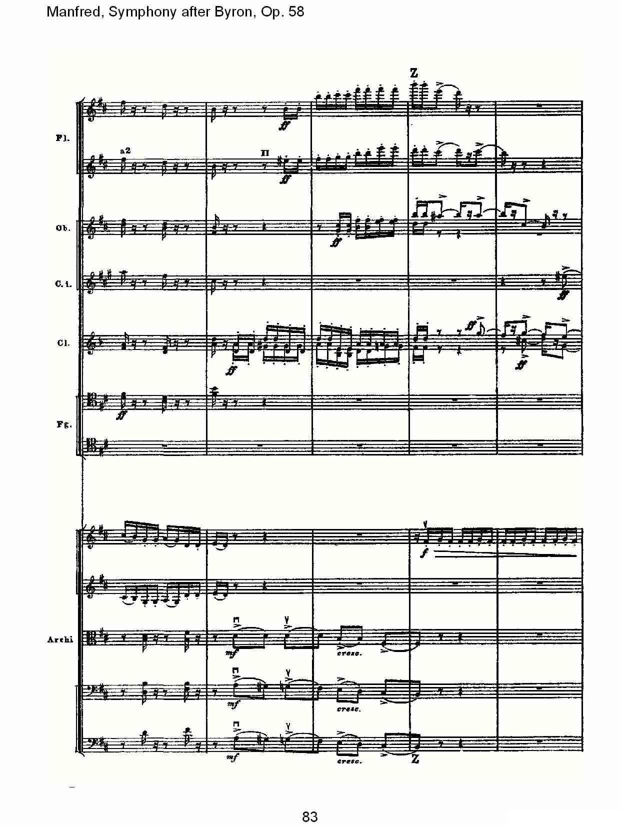 Manfred, Symphony after Byron, Op.58第二乐章（三）其它曲谱（图23）