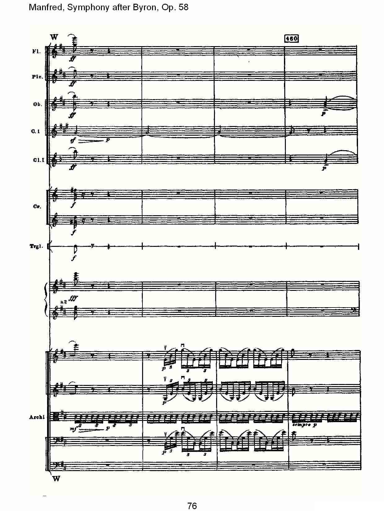 Manfred, Symphony after Byron, Op.58第二乐章（三）其它曲谱（图16）