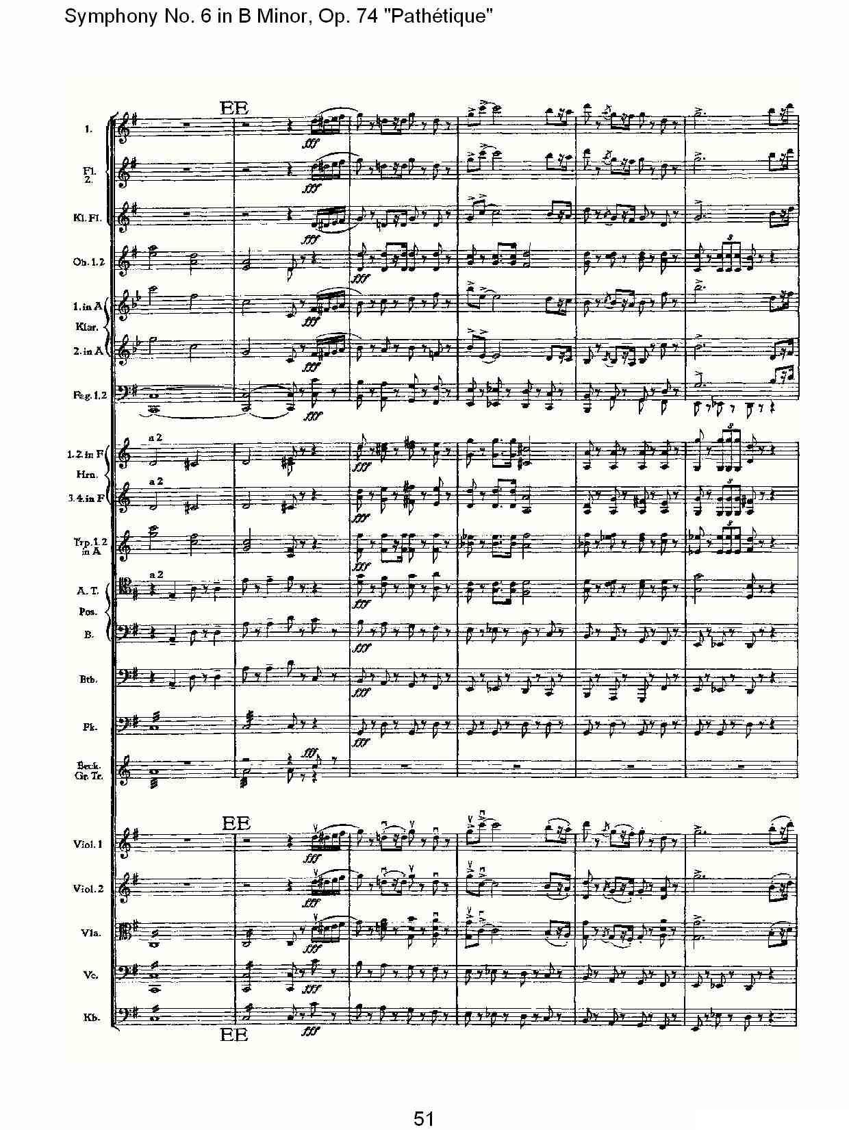 B小调第六交响曲,Op.74（第三乐章[二]）其它曲谱（图16）