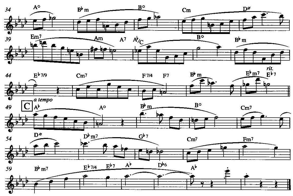 为一个年轻女郎而作的圆舞曲(长笛)其它曲谱（图2）