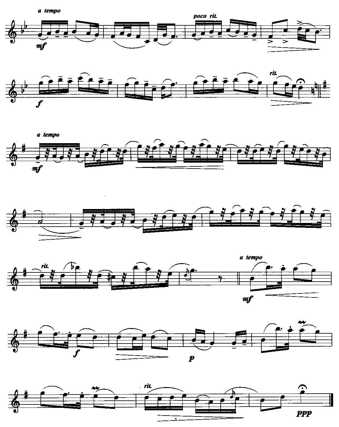 诙谐曲(长笛)其它曲谱（图2）