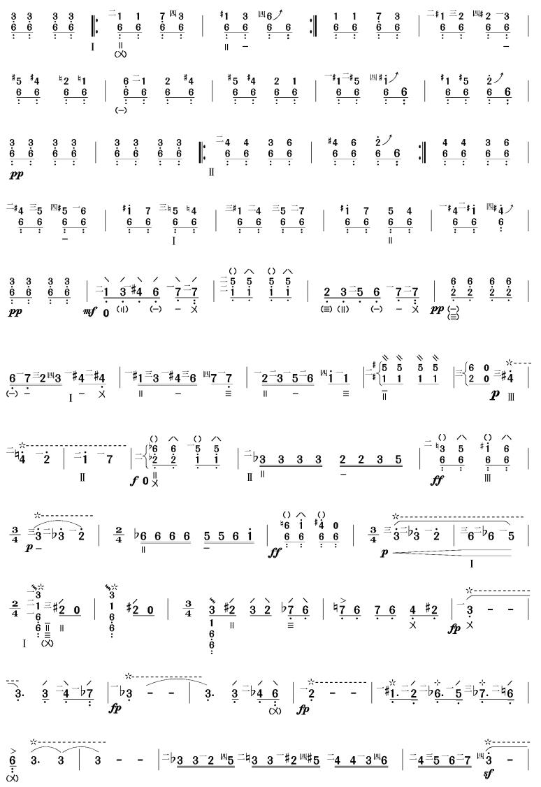 琵琶狂想曲(琵琶曲谱)其它曲谱（图3）