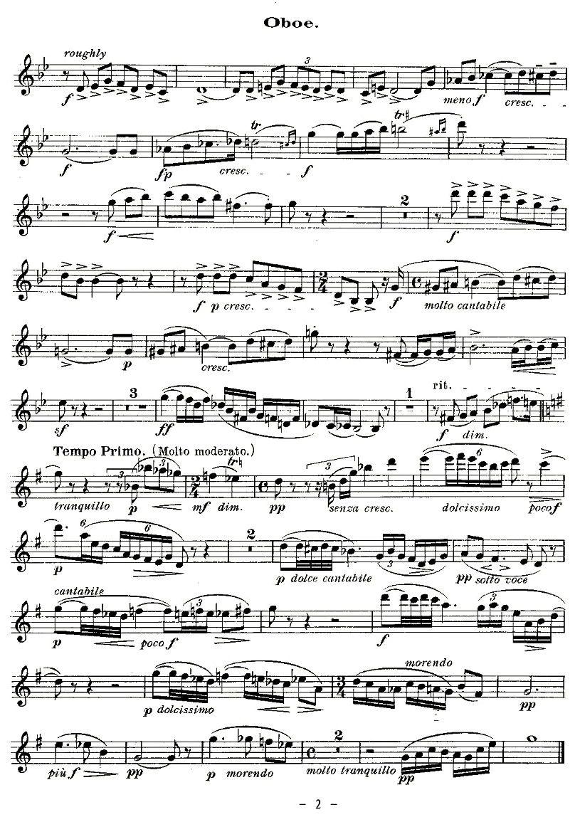QUINTET.No1.（双簧管+弦乐五重奏、双簧管分谱）其它曲谱（图2）