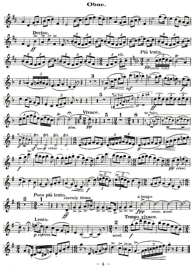 QUINTET.No1.（双簧管+弦乐五重奏、双簧管分谱）其它曲谱（图6）