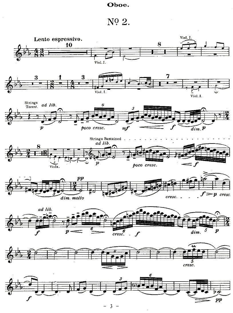 QUINTET.No1.（双簧管+弦乐五重奏、双簧管分谱）其它曲谱（图3）