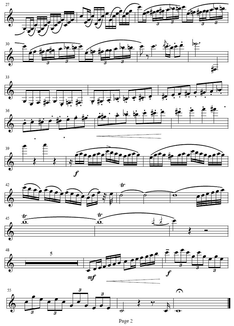 协奏曲（单簧管）其它曲谱（图2）