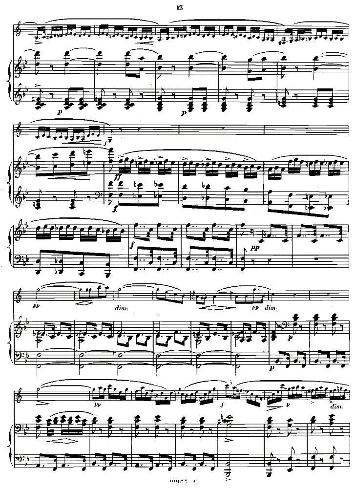 Klose Souvenir a Romero（单簧管+钢琴）其它曲谱（图12）