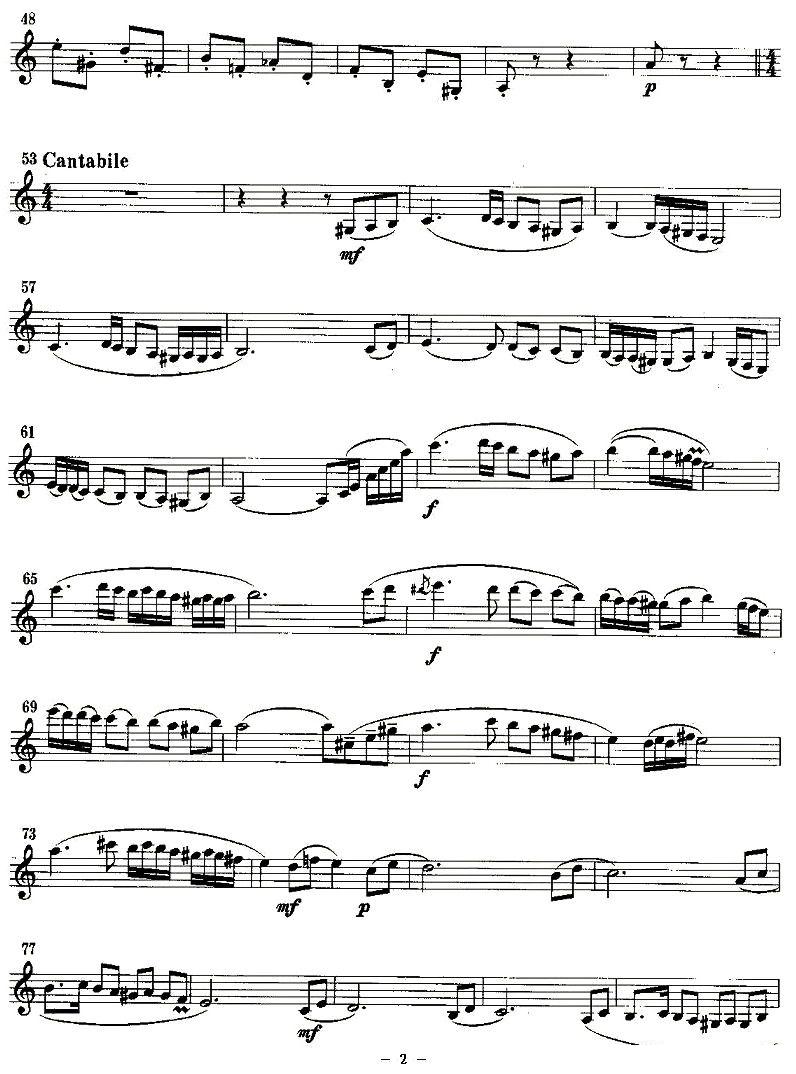 驴车（单簧管）其它曲谱（图2）