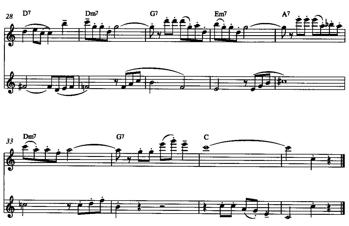 长笛课(双长笛谱）其它曲谱（图4）