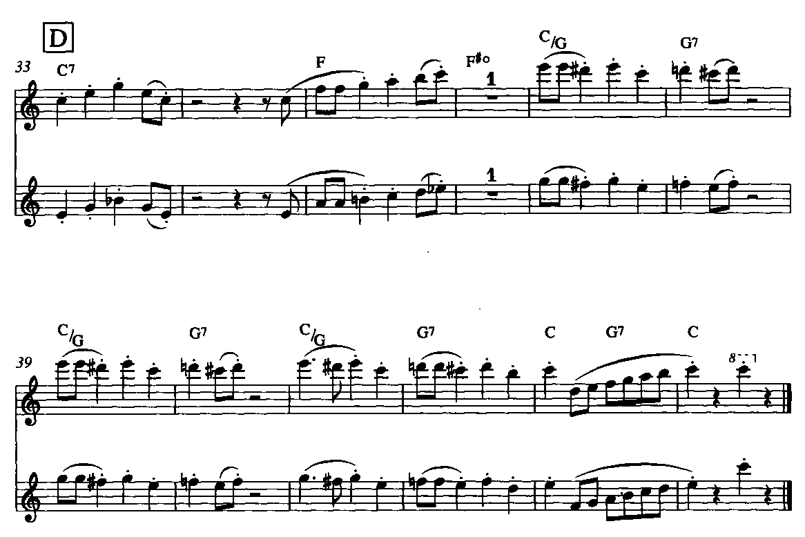 跳跃桑巴(双长笛谱）其它曲谱（图4）