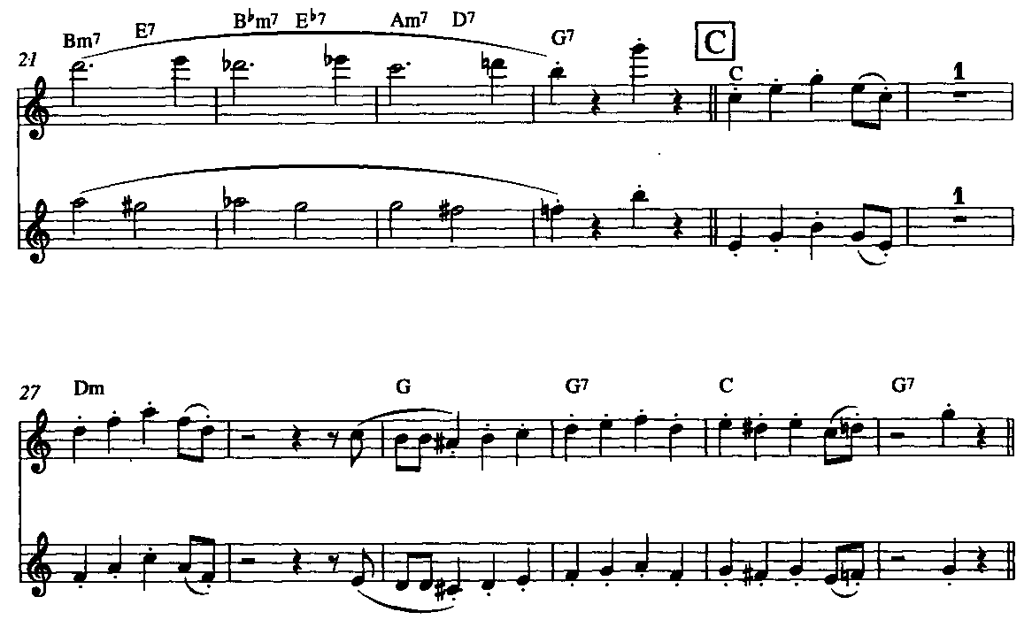 跳跃桑巴(双长笛谱）其它曲谱（图3）
