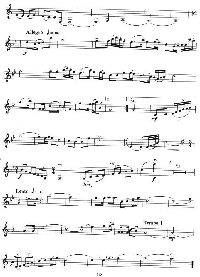 草原歌声（单簧管）其它曲谱（图2）