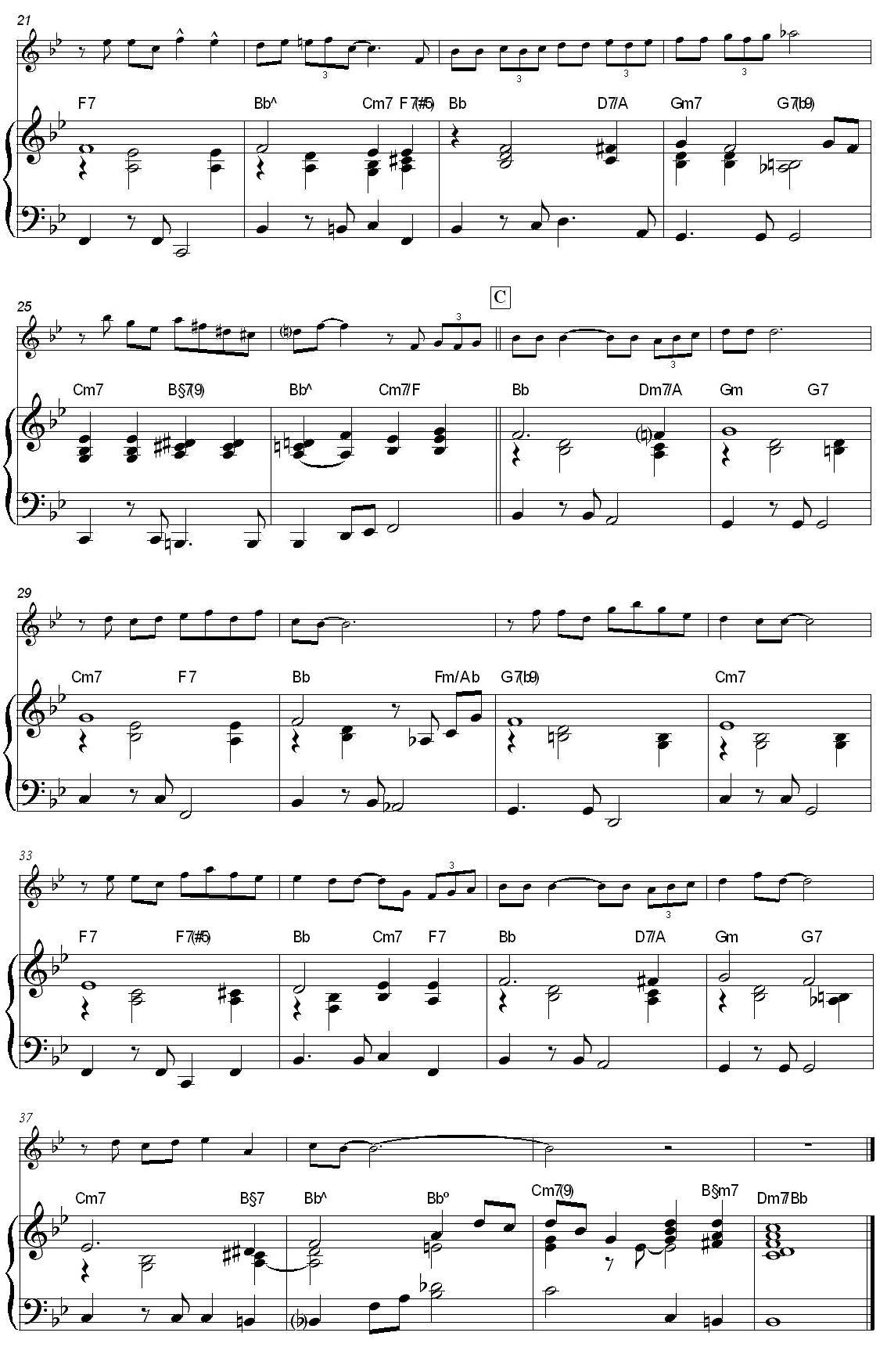 Christams tree（圣诞树）（单簧管+钢琴）其它曲谱（图2）