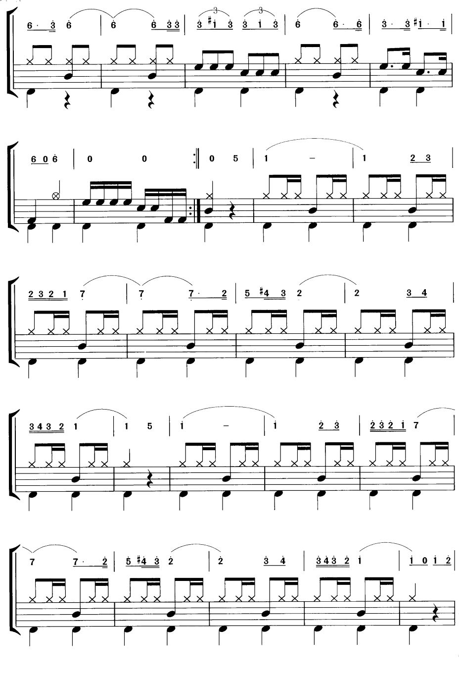 西班牙斗牛士（摇滚乐鼓谱）其它曲谱（图4）