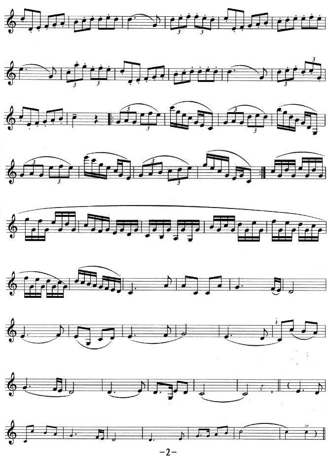 欢乐的单簧管（单簧管）其它曲谱（图2）