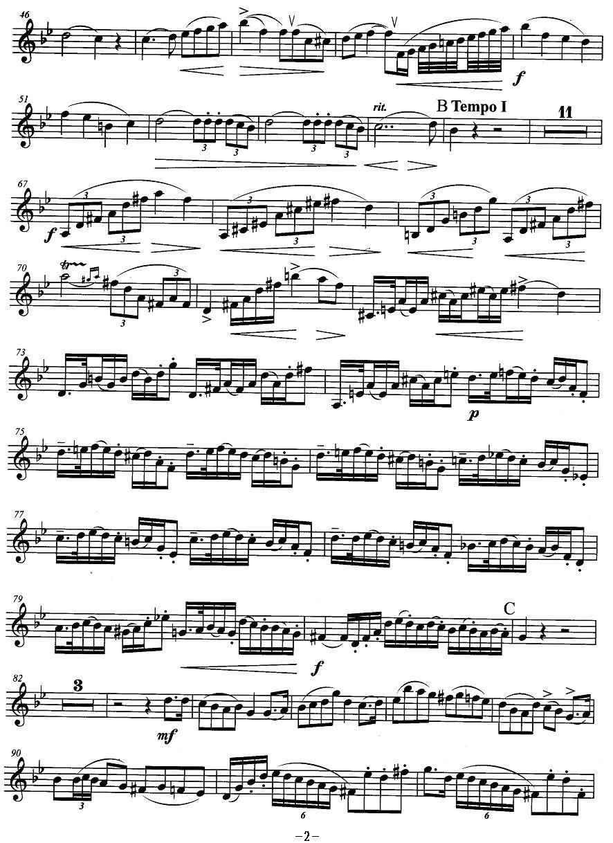 小号考级十级：协奏曲其它曲谱（图2）