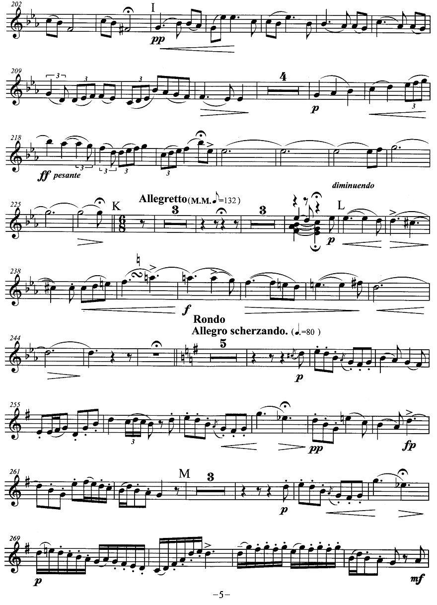 小号考级十级：协奏曲其它曲谱（图5）