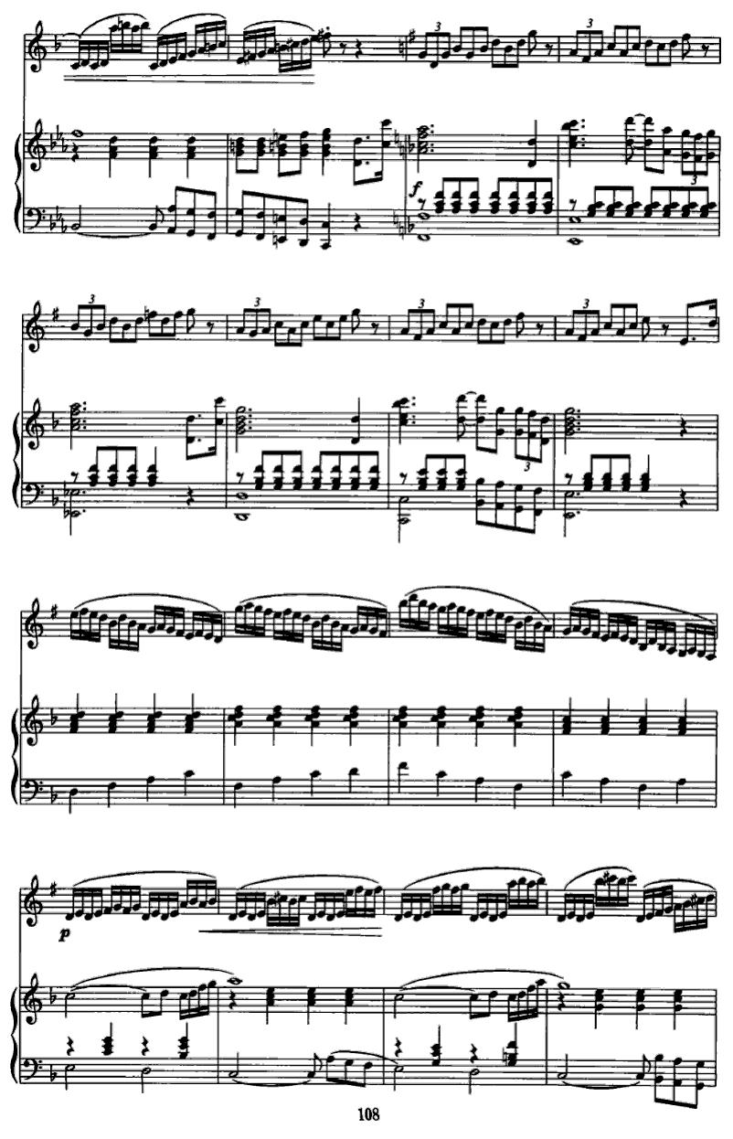 西拉穆轮河随想曲（单簧管+钢琴）其它曲谱（图5）