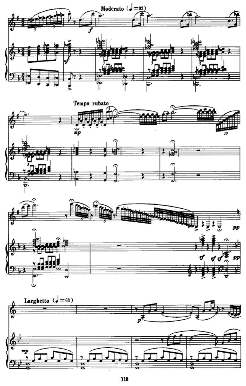 西拉穆轮河随想曲（单簧管+钢琴）其它曲谱（图7）