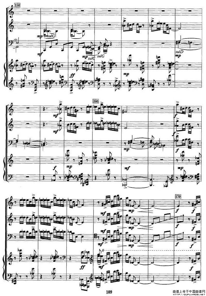 飞歌（单簧管+小提琴+大提琴+钢琴）P10其它曲谱（图1）
