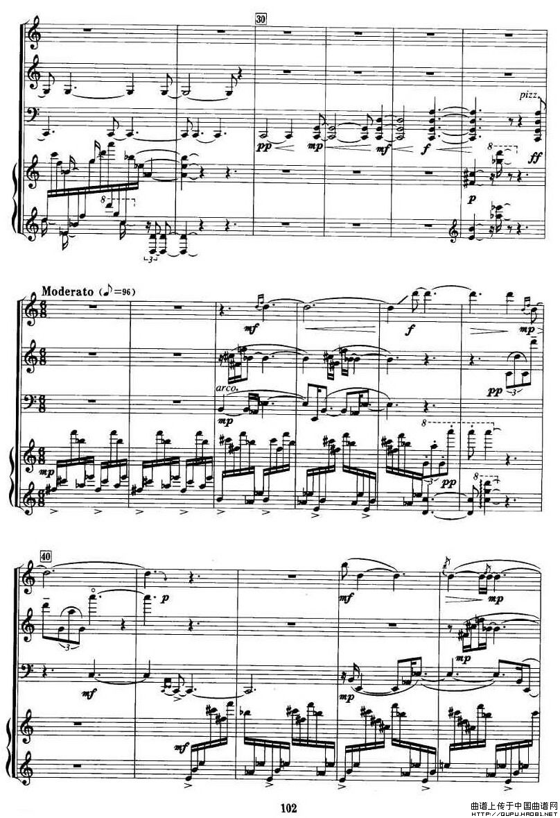 飞歌（单簧管+小提琴+大提琴+钢琴）P3其它曲谱（图1）