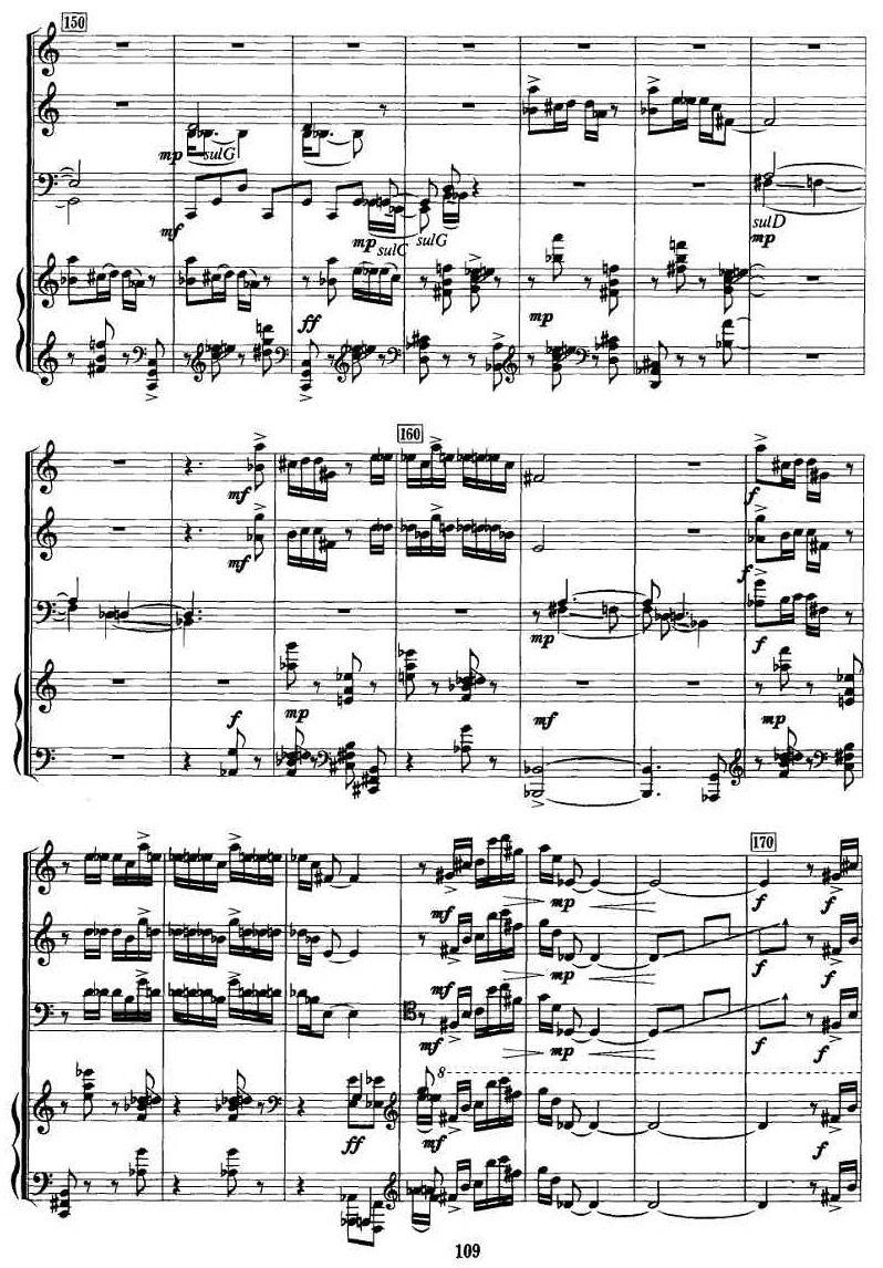 飞歌（单簧管+小提琴+大提琴+钢琴）其它曲谱（图10）