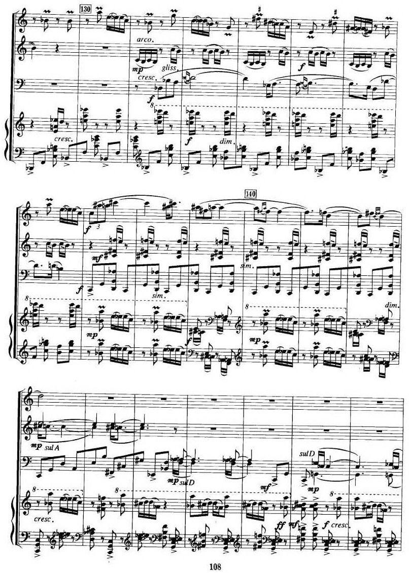 飞歌（单簧管+小提琴+大提琴+钢琴）其它曲谱（图9）