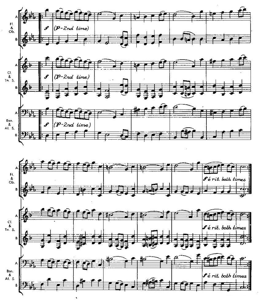 c小调双簧管奏鸣曲（木管器乐二重奏）其它曲谱（图2）