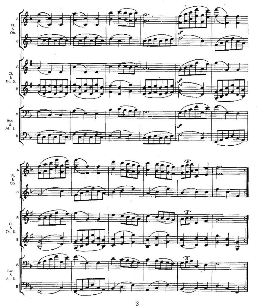 安娜·玛达莱娜笔记本中的舞曲（木管乐器二重奏）其它曲谱（图3）