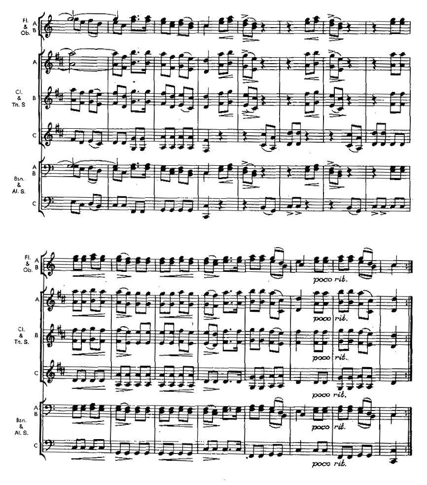 全民万岁（木管乐器三重奏）其它曲谱（图2）
