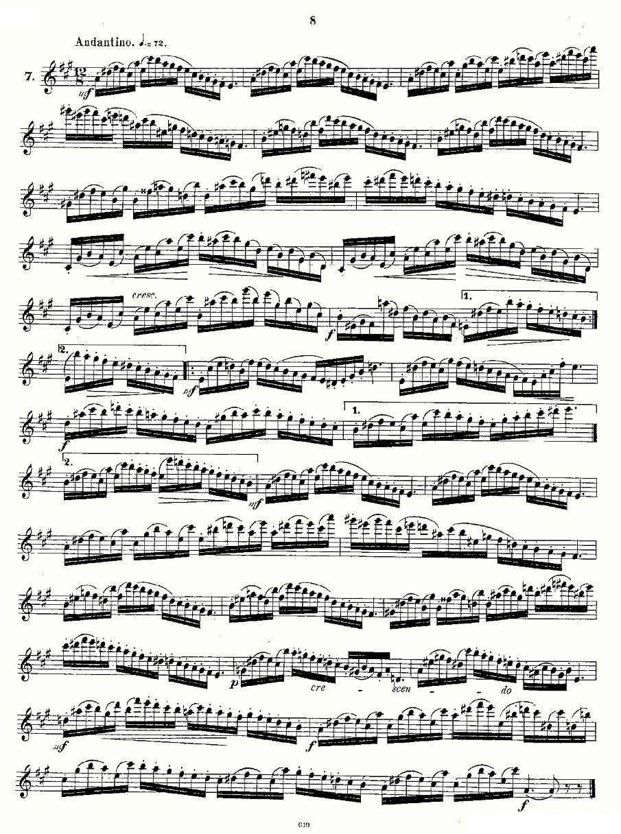 24 instructive Uebungen.Op.30（1—12）其它曲谱（图8）