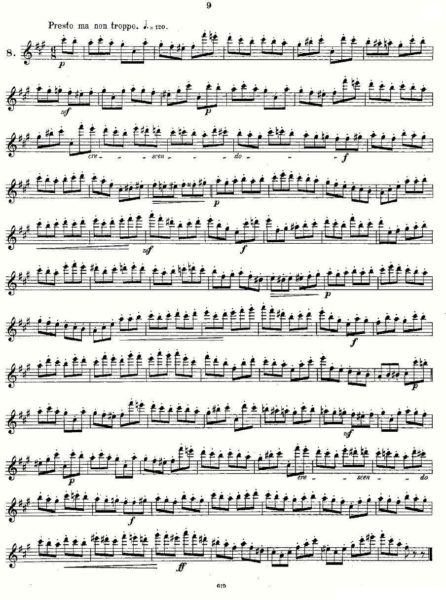 24 instructive Uebungen.Op.30（1—12）其它曲谱（图9）