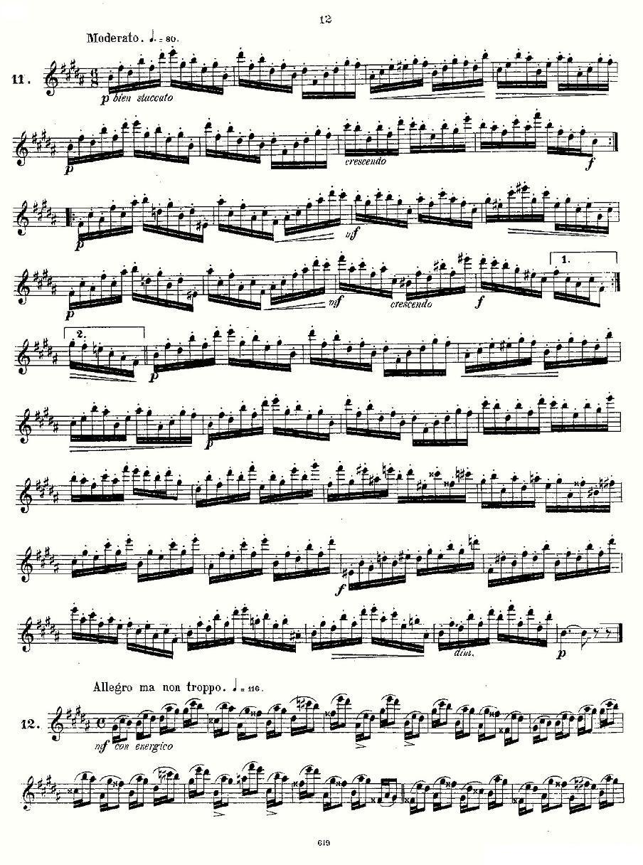 24 instructive Uebungen.Op.30（1—12）其它曲谱（图12）