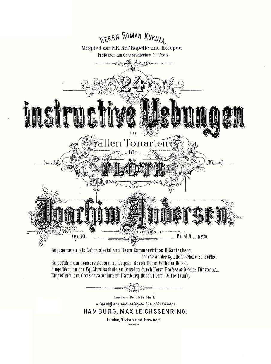24 instructive Uebungen.Op.30（1—12）其它曲谱（图1）