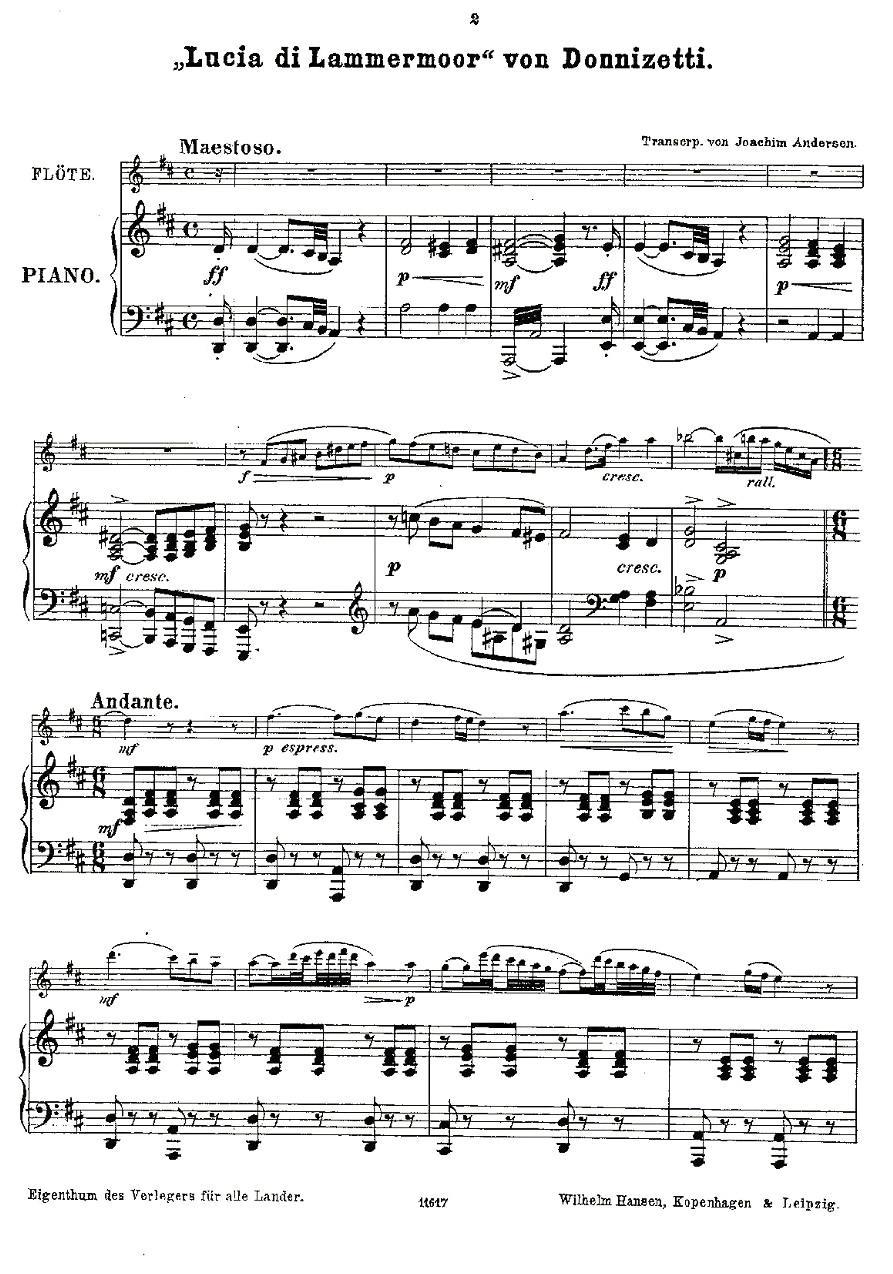 Opern-Transcriptionen.Op.45-6（长笛+钢琴伴奏）其它曲谱（图1）