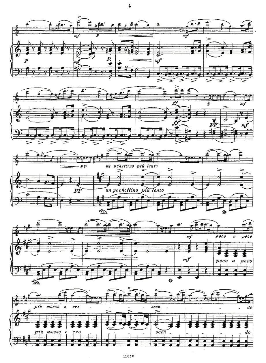 Opern-Transcriptionen.Op.45-3（长笛+钢琴伴奏）其它曲谱（图4）