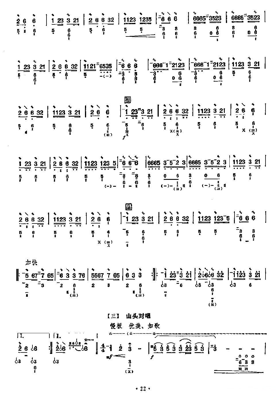 欢乐的苗家其它曲谱（图2）