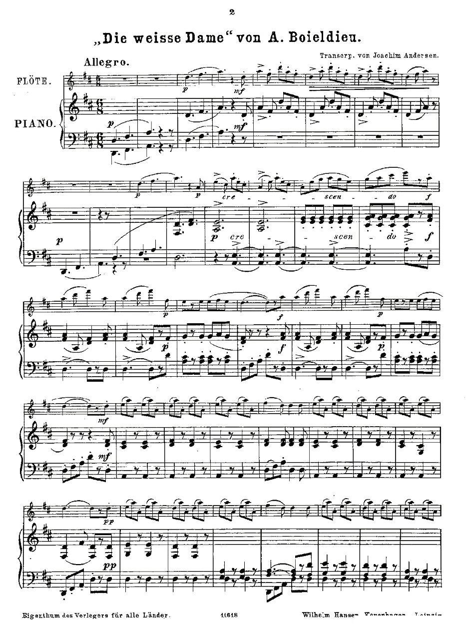 Opern-Transcriptionen.Op.45-3（长笛+钢琴伴奏）其它曲谱（图2）