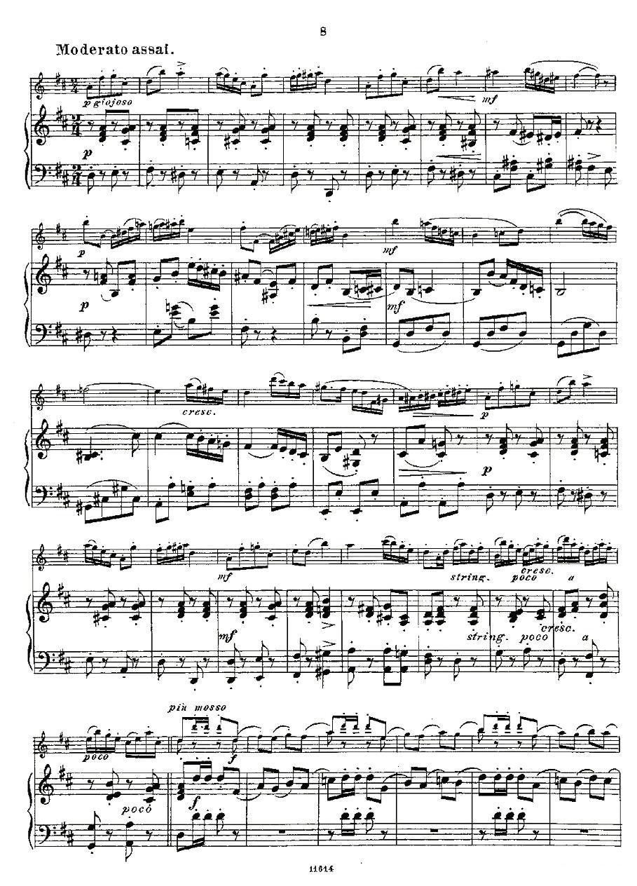Opern-Transcriptionen.Op.45-4（长笛+钢琴伴奏）其它曲谱（图6）