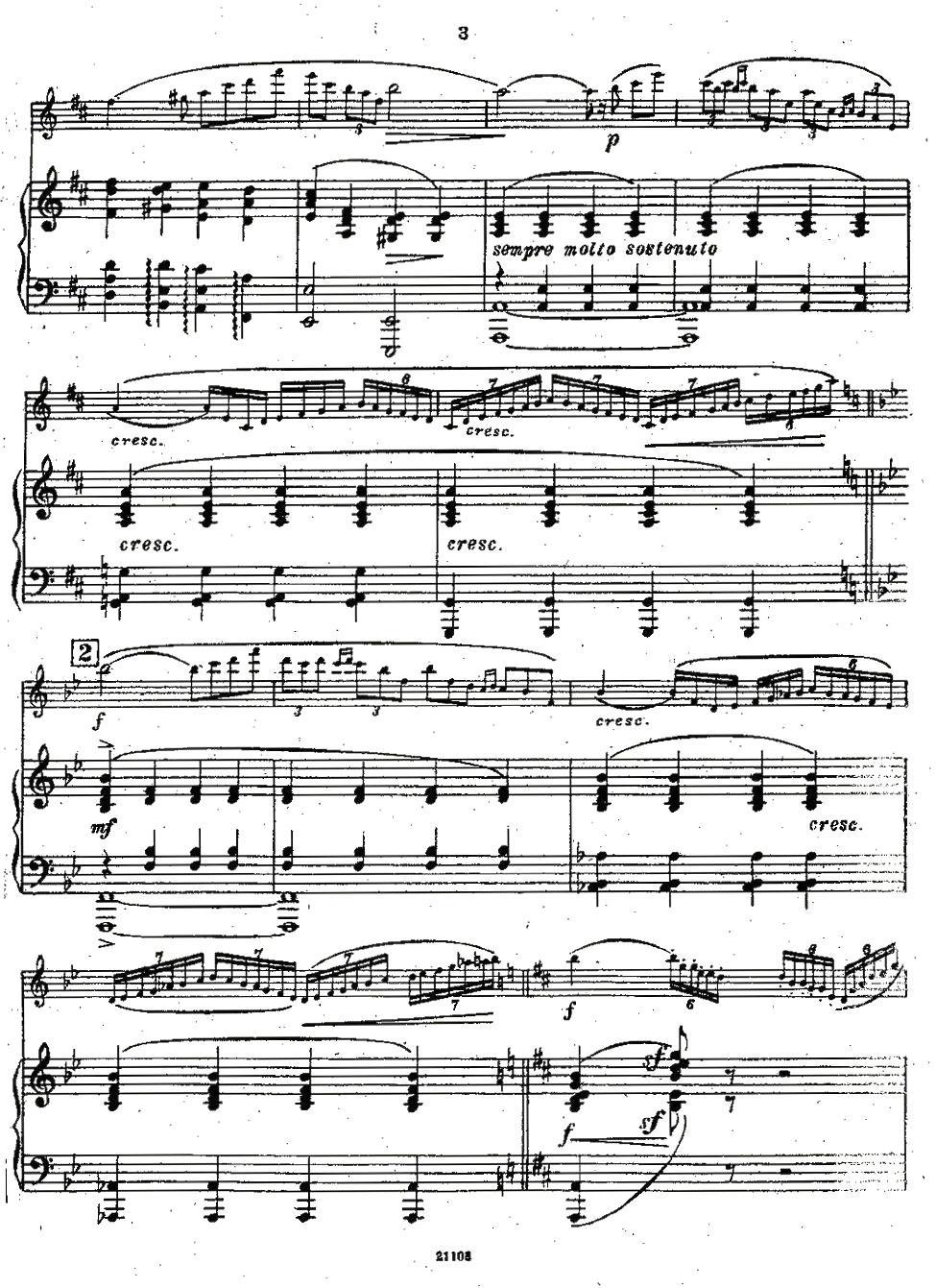 Chaminade Flute Concertino（莎米纳德长笛协奏曲）其它曲谱（图2）