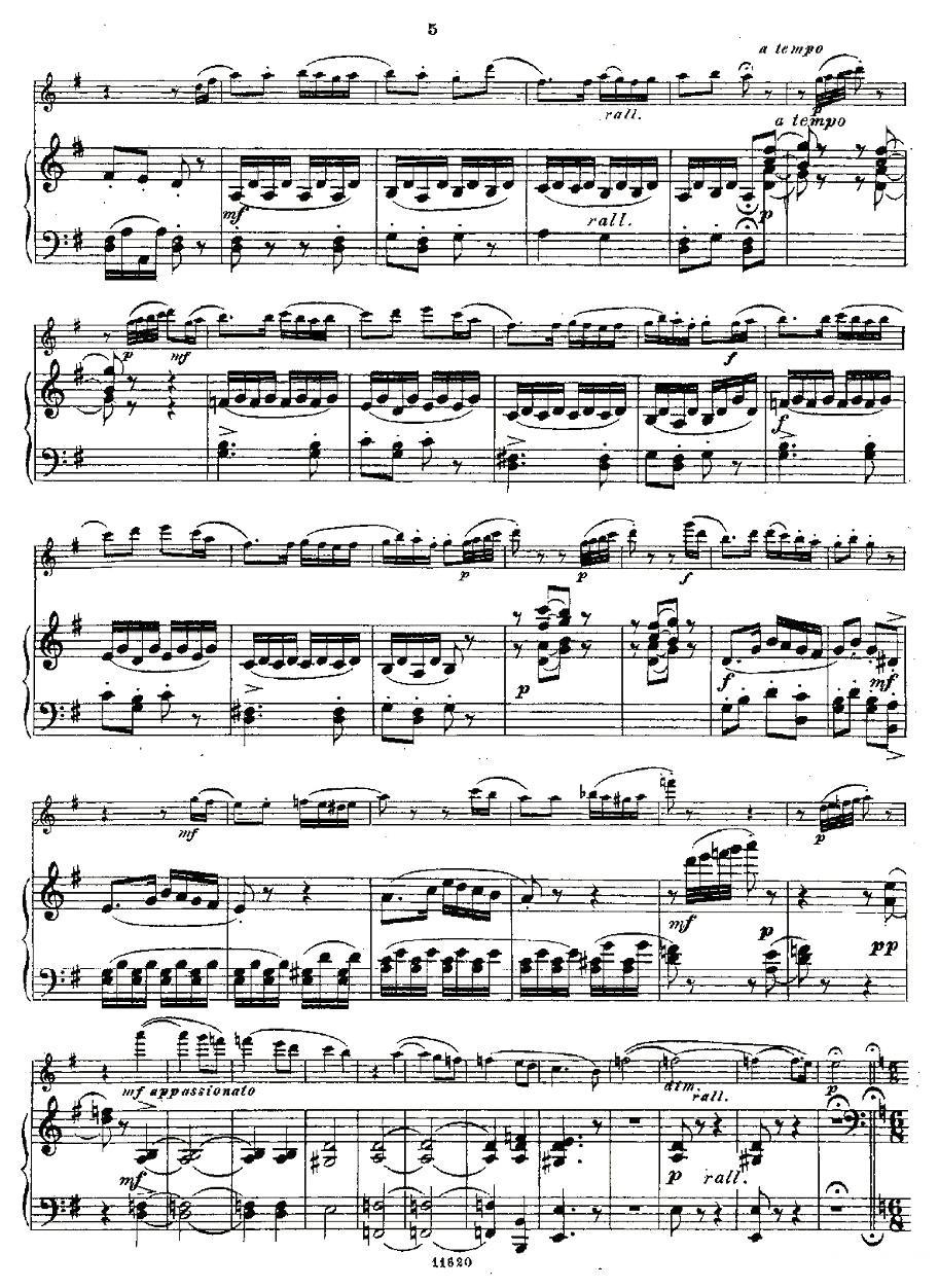 Opern-Transcriptionen.Op.45-8（长笛+钢琴伴奏）其它曲谱（图3）