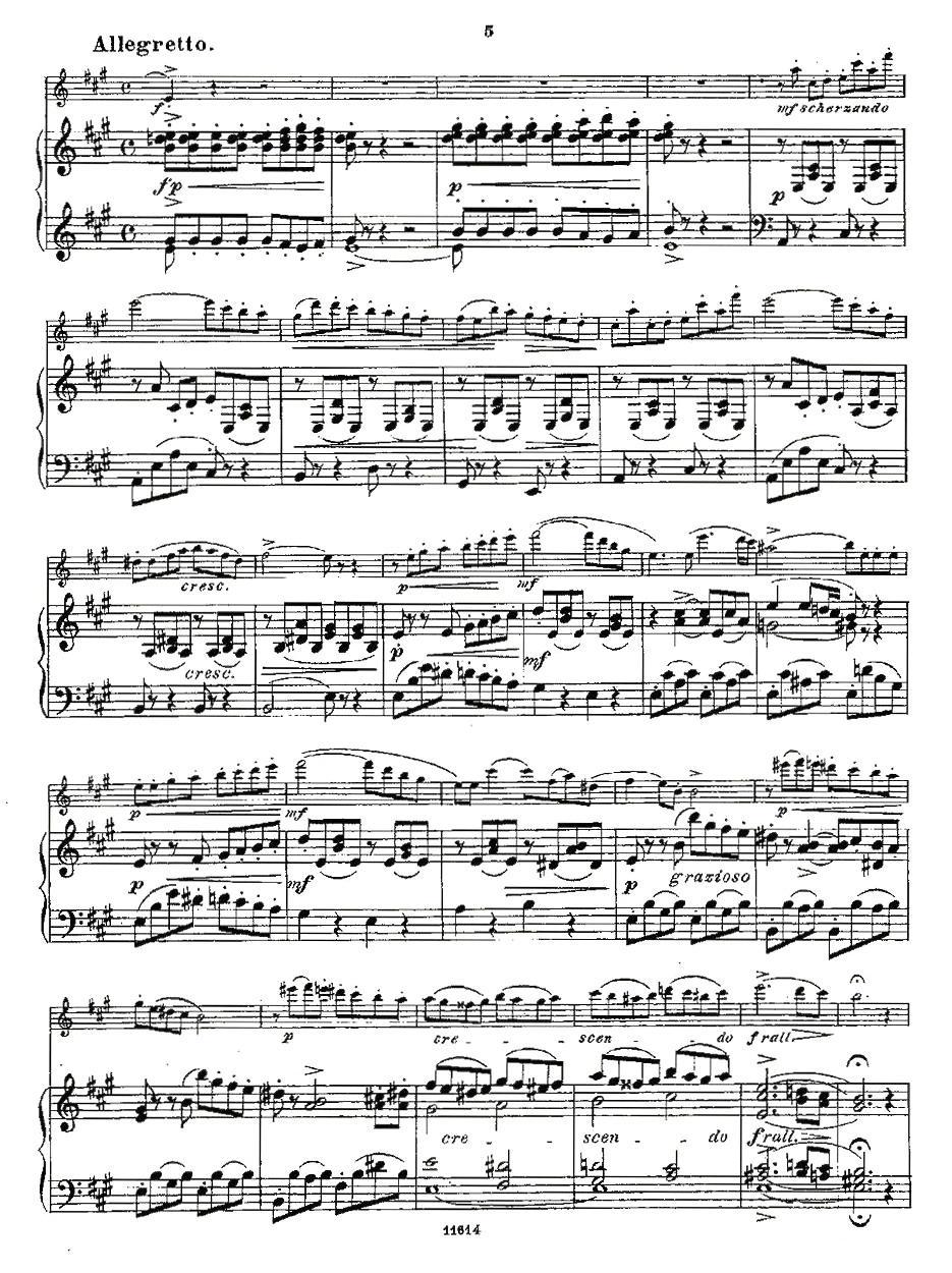 Opern-Transcriptionen.Op.45-4（长笛+钢琴伴奏）其它曲谱（图3）