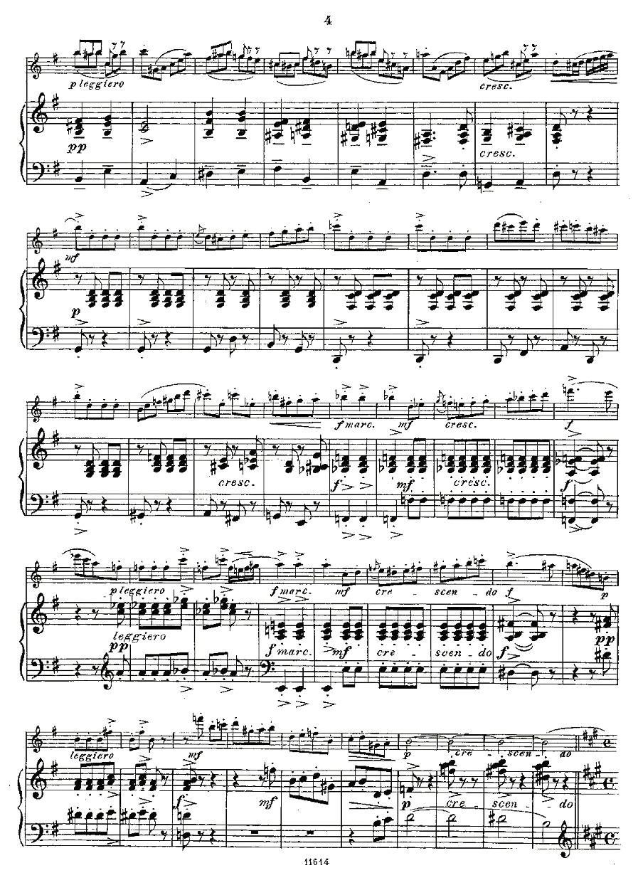 Opern-Transcriptionen.Op.45-4（长笛+钢琴伴奏）其它曲谱（图2）