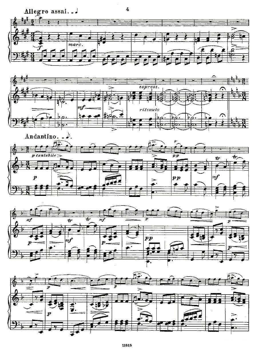 Opern-Transcriptionen.Op.45-5（长笛+钢琴伴奏）其它曲谱（图3）