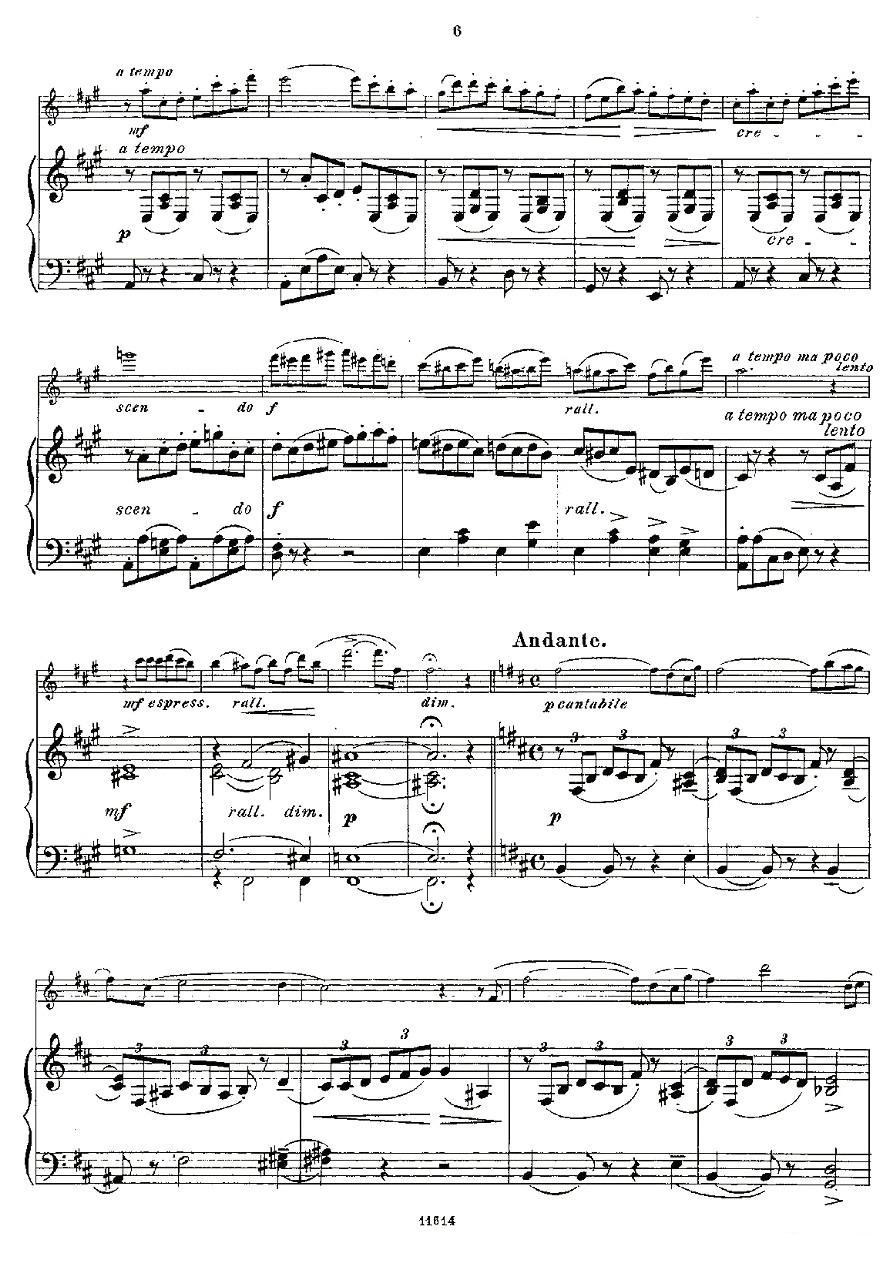 Opern-Transcriptionen.Op.45-4（长笛+钢琴伴奏）其它曲谱（图4）