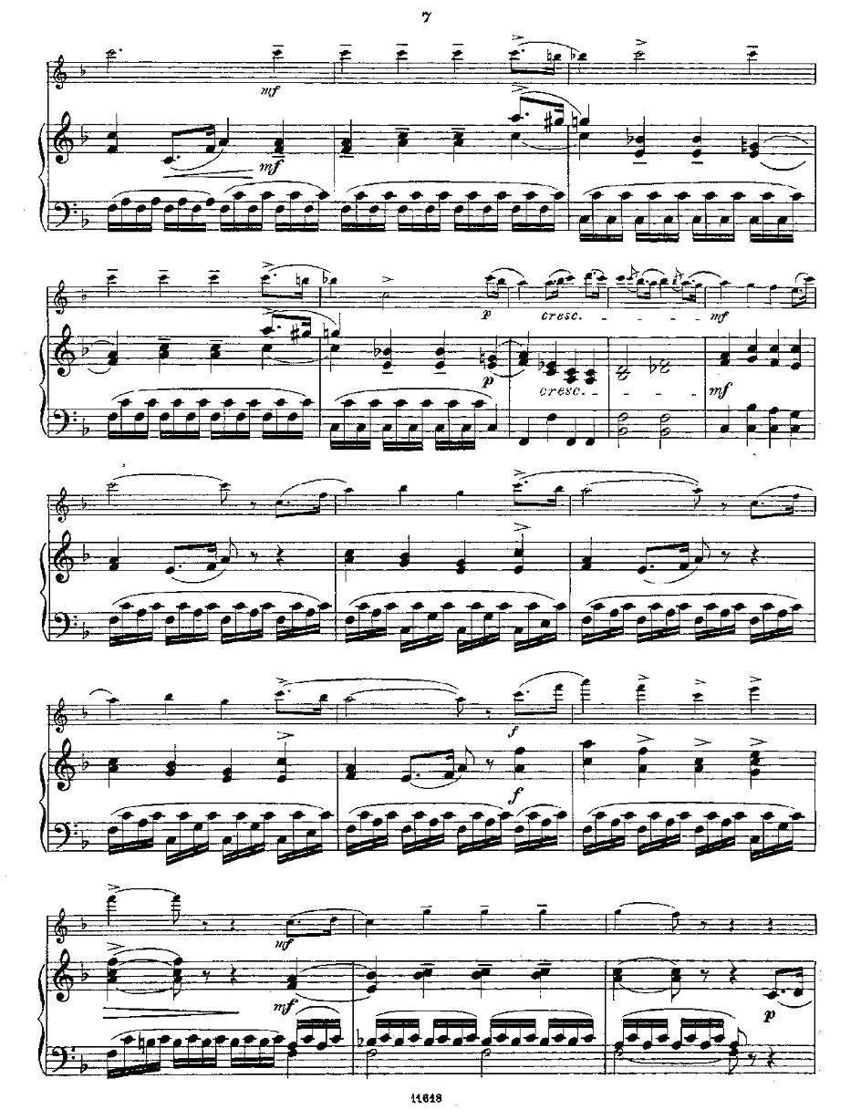 Opern-Transcriptionen.Op.45-3（长笛+钢琴伴奏）其它曲谱（图7）