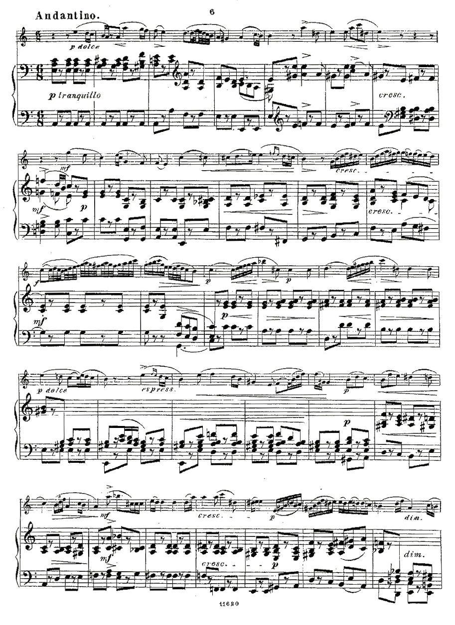 Opern-Transcriptionen.Op.45-8（长笛+钢琴伴奏）其它曲谱（图4）