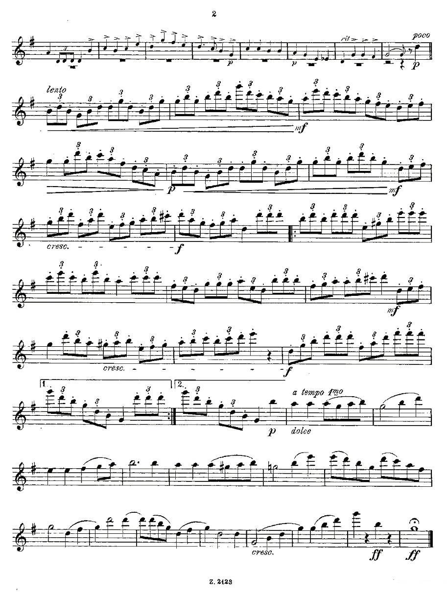 Solovortrag fur junge Flotenspieler.Op.47其它曲谱（图2）