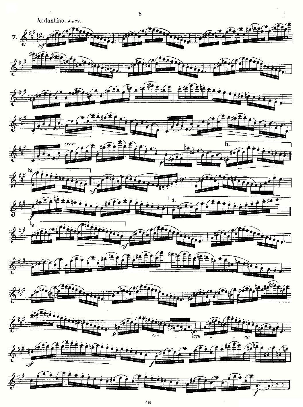 Andersen etude op30 之1—12（练习曲作品30号）其它曲谱（图8）