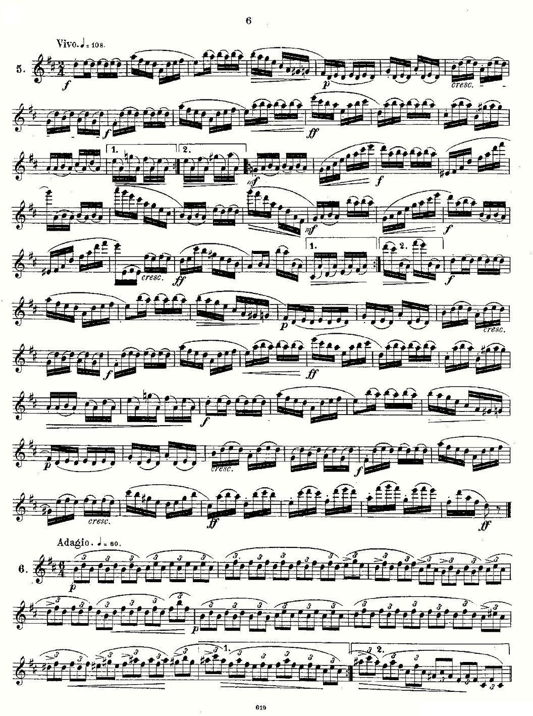 Andersen etude op30 之1—12（练习曲作品30号）其它曲谱（图6）